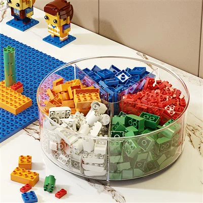 Transparent Partition Storage Tray
