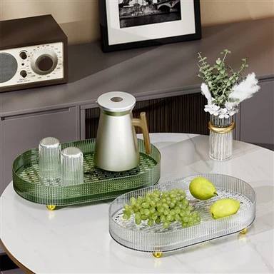 Vertical Striped Storage Tray